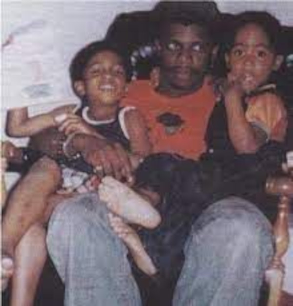 Tupac Shakur and his brother Mopreme